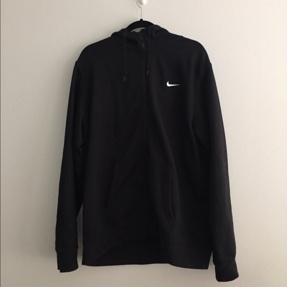 Nike black zip up hoodie